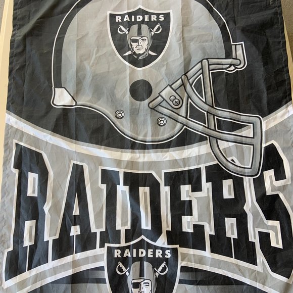 Oakland Raiders Vintage Flag Las Vegas Raiders - Picture 3 of 9